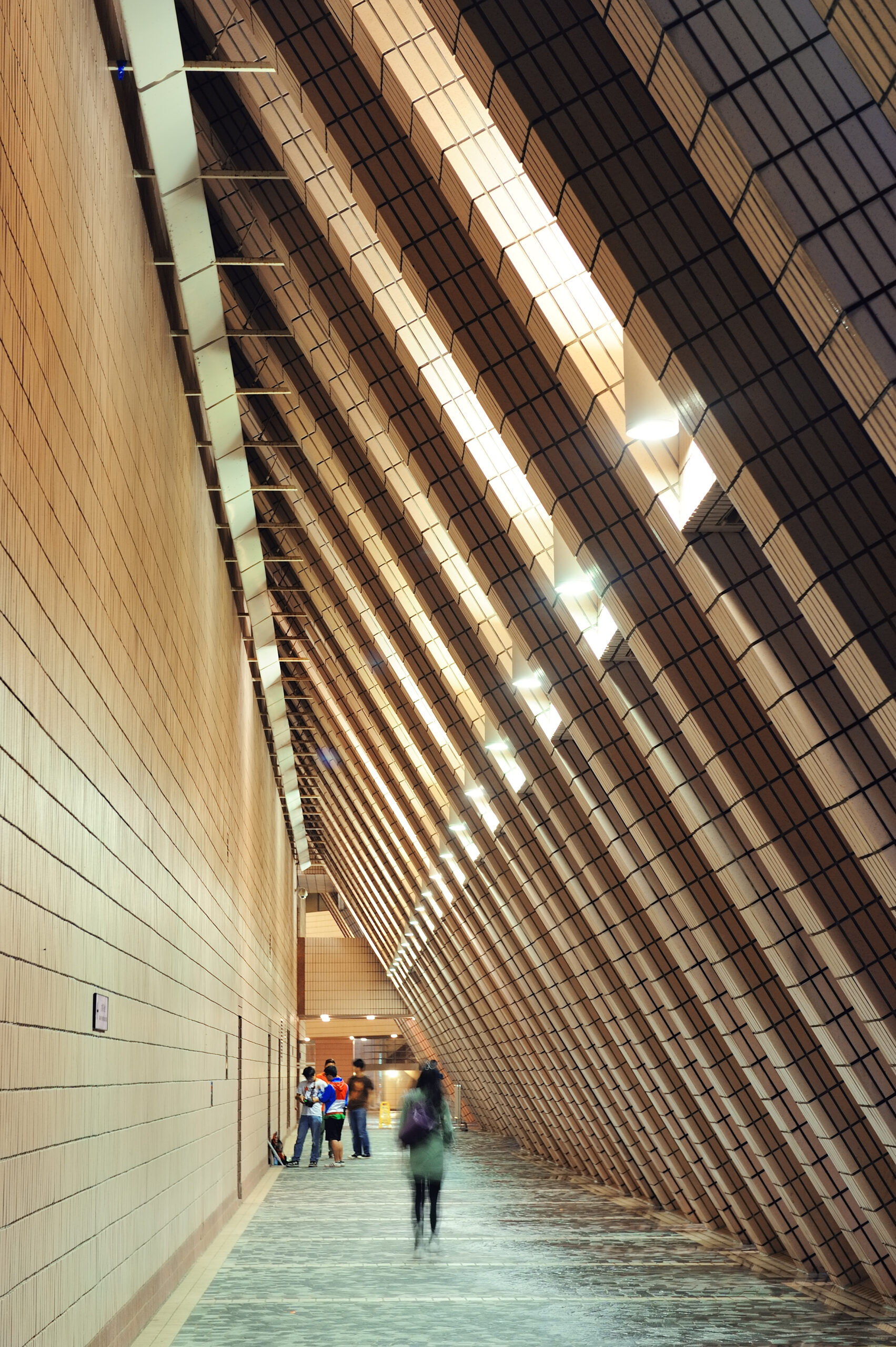 Hong Kong culture centre at night